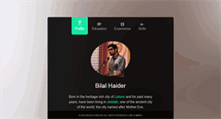 Desktop Screenshot of bilalhaider.com